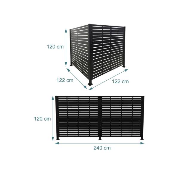 Šiukšliadėžės uždanga, 120 cm3