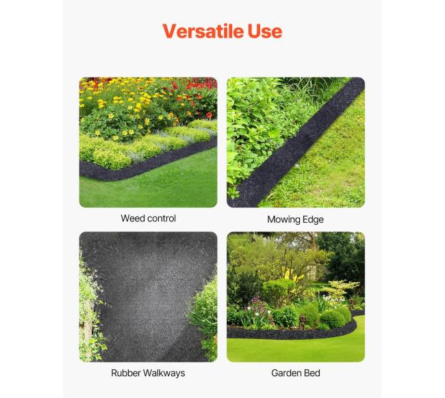 Keturi guminiai mulčiaus rulonai kraštovaizdžiui5