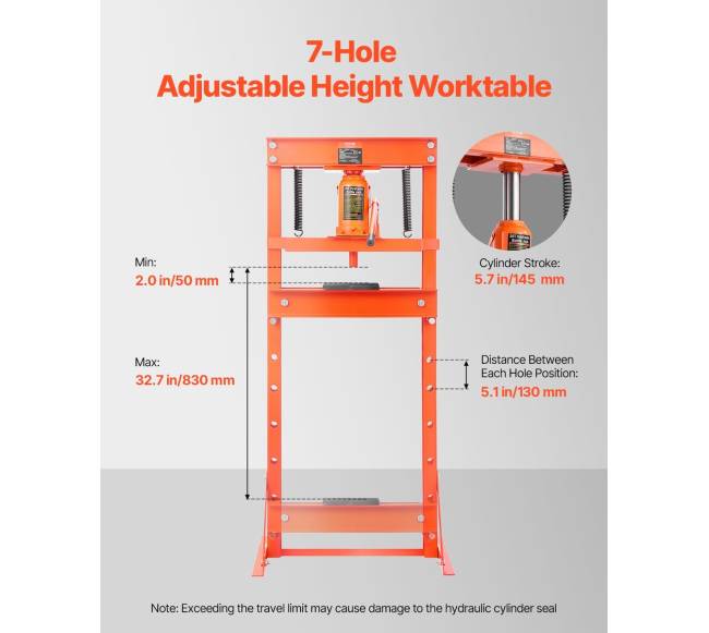 20 t hidraulinis spaustuvas su lenkimo plokšte2