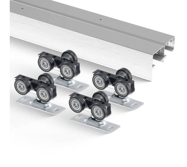 Stumdomų durų bėgių komplektas 5 ft0