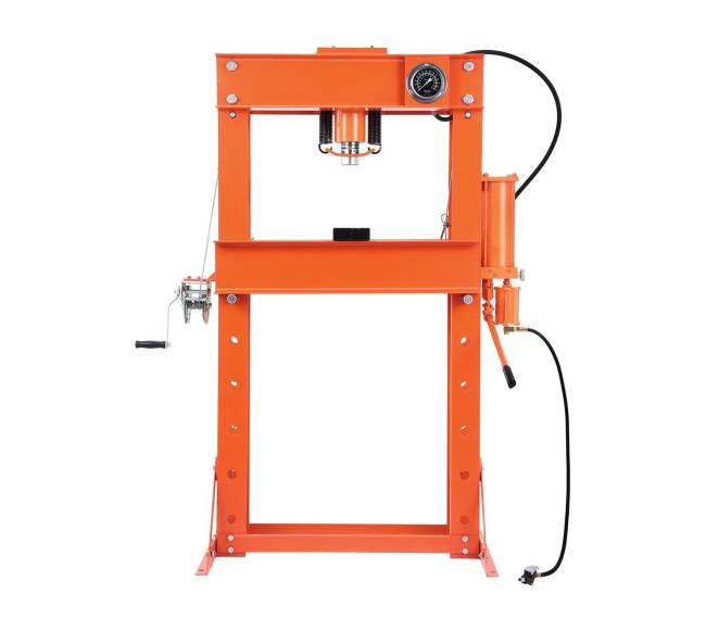 50 T hidraulinis spaustuvas su plokštele0