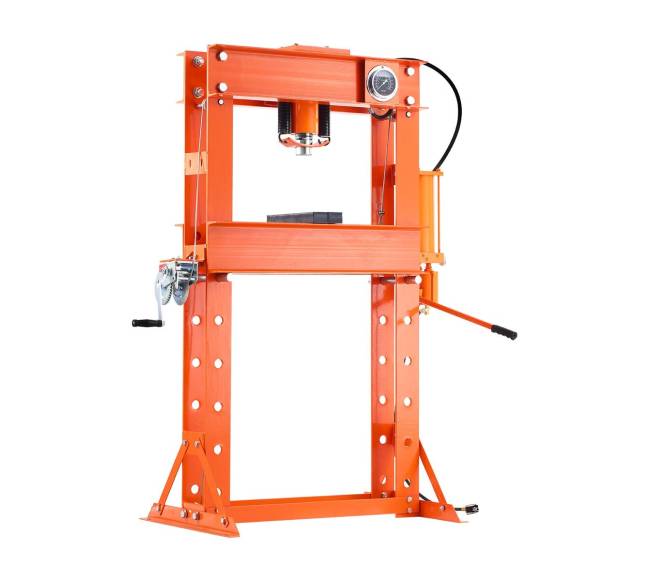 50 T hidraulinis spaustuvas su plokštele10