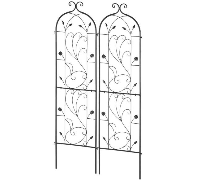 Metalinės daržo grotelės augalams palaikyti 60x15 cm8