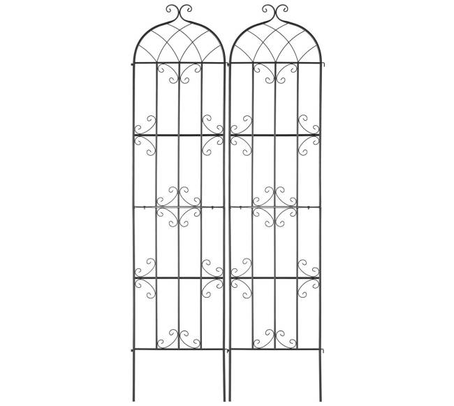 Metalinės sodo grotelės vijokliniams augalams0