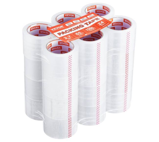 Skaidri pakavimo juosta 24 ritinių rinkinys0