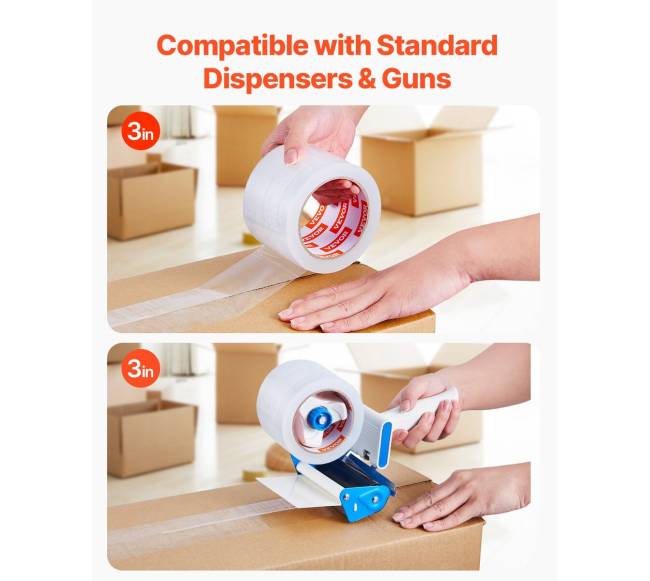 Skaidri pakavimo juosta 24 ritinių rinkinys4