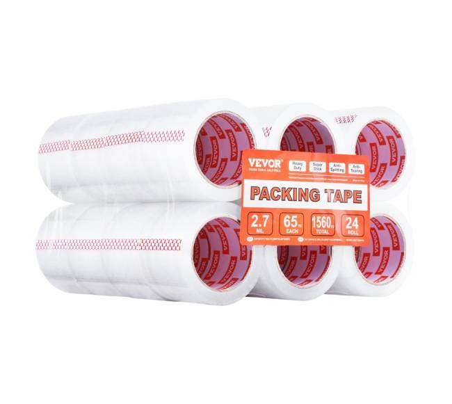 Skaidri pakavimo juosta 24 ritinių rinkinys10