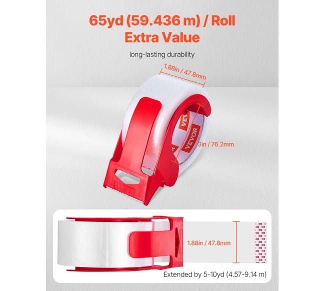 Pakavimo juosta 6 rulonai ir dozatorius1