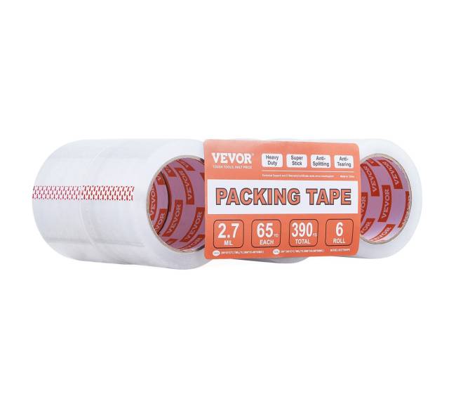 Skaidri pakavimo juosta, 6 vnt. rulonai0