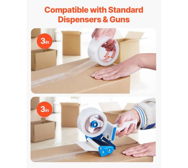 Skaidri lipni juosta, 18 rulonėlių, 59.4 m4