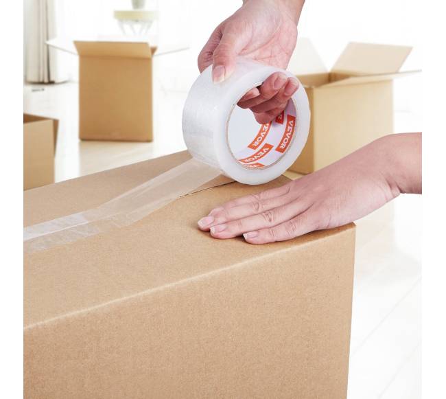 Skaidri lipni juosta, 18 rulonėlių, 59.4 m7