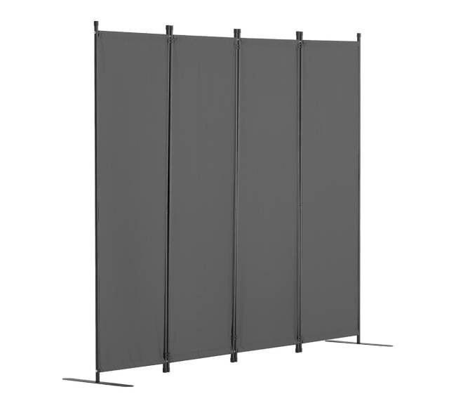 Kambario pertvara, 4 panelių, pilka8