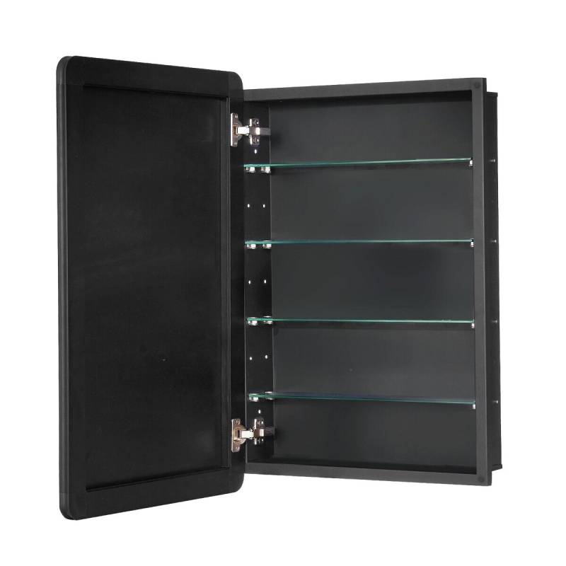 Vonios spintelė su veidrodžiu ir reguliuojamomis lentynomis0