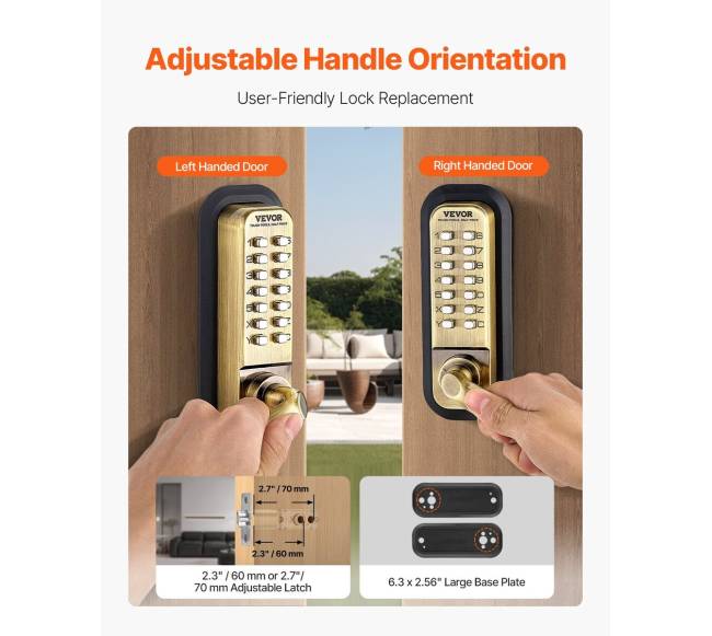 Mechaninė raktinė spyna be rakto3