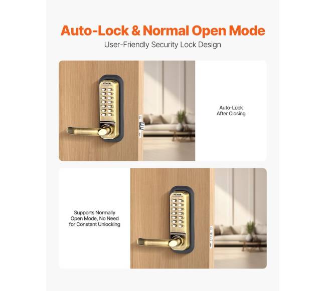 Mechaninė raktinė spyna be rakto4