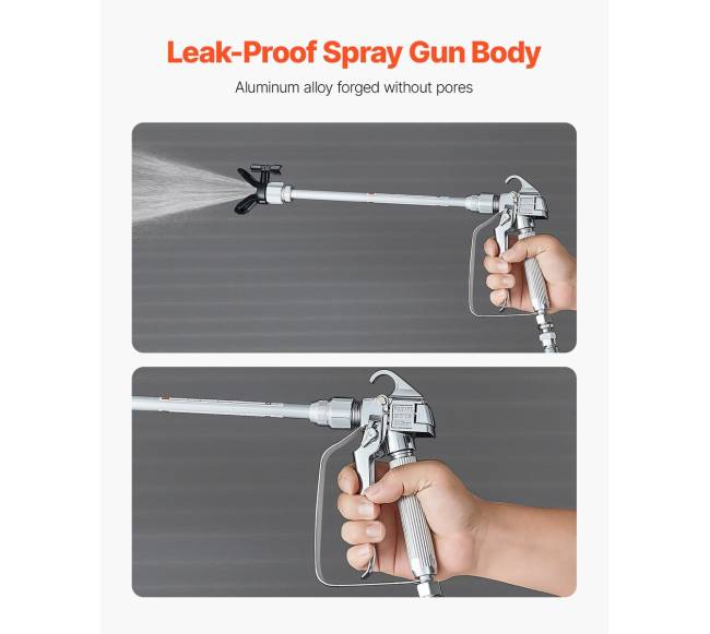 Purškimo pistoleto rinkinys be oro dažų 3600 PSI2