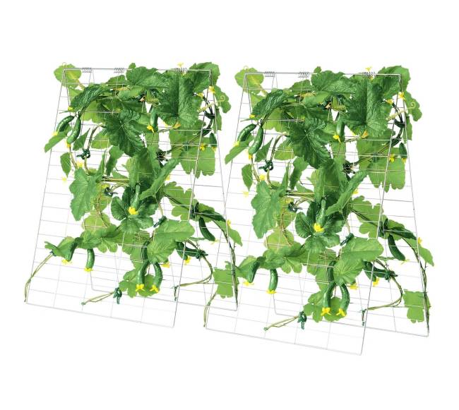 Sulankstomas agurkų treliažas sodo 90 x 140 cm0