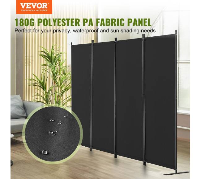 4 dalių sulankstoma pertvara biurui1