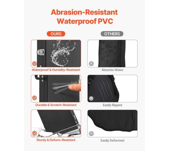 Boso gitaros dėklas su spyna, 122 cm1