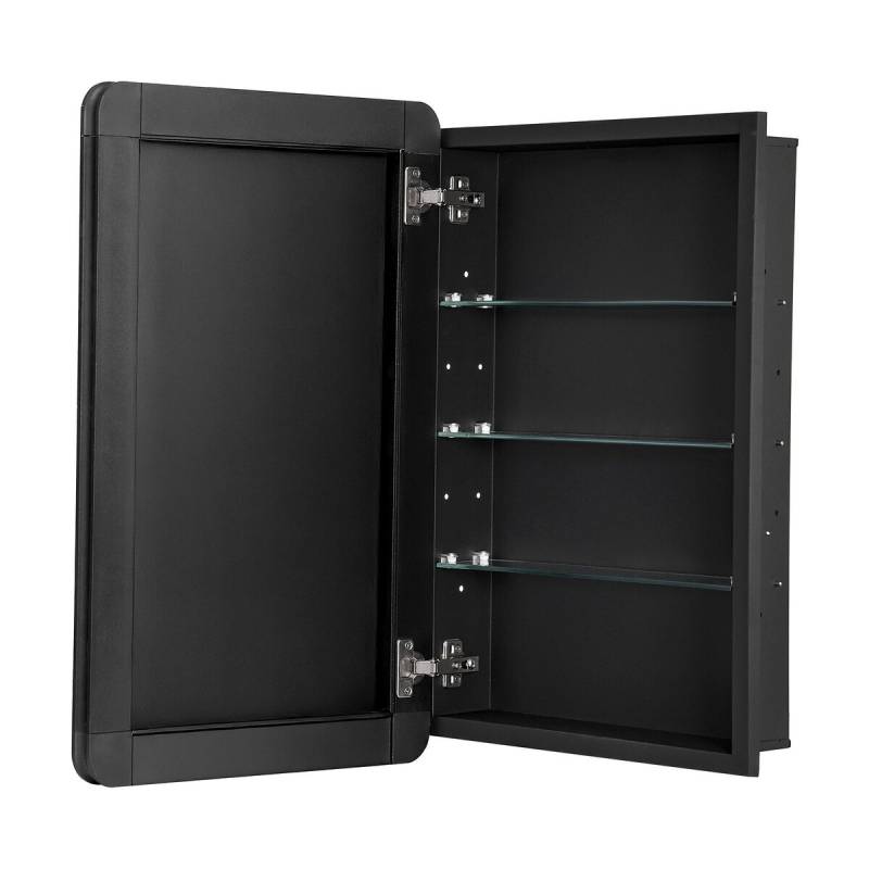 Veidrodinė vaistinėlė su reguliuojamomis lentynomis0