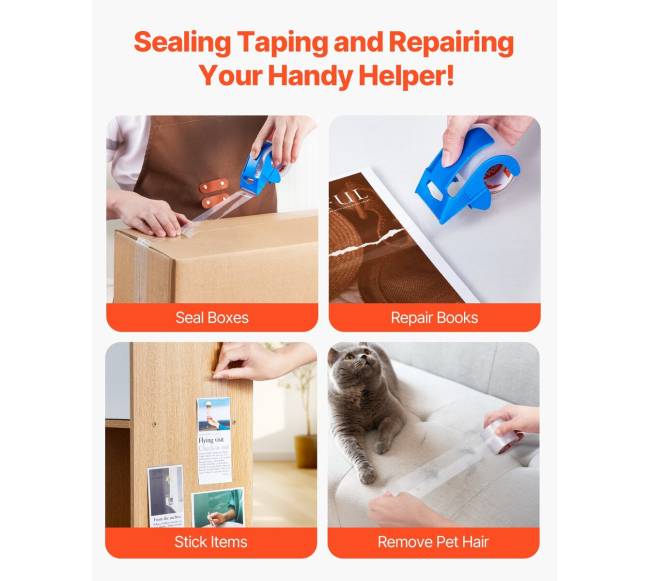 Pakavimo juosta su laikikliu 6 vnt. 23m 2.7 mil5