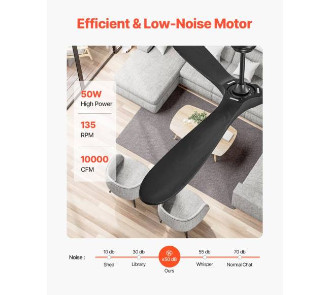 72 cm lubų ventiliatorius su mediniais sparnais be šviesos2