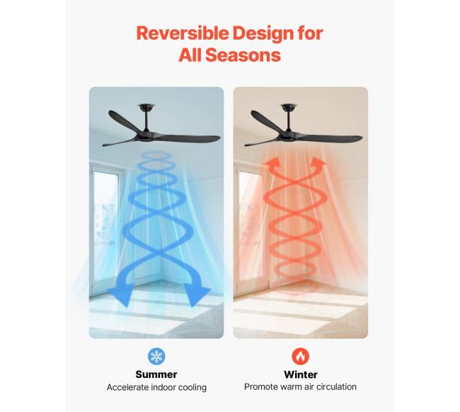 72 cm lubų ventiliatorius su mediniais sparnais be šviesos3