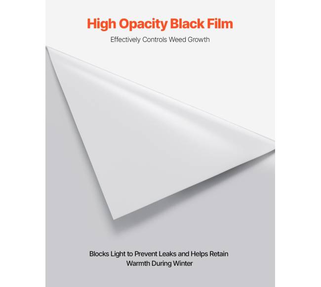 Storas polietileno plėvelės ritinys pilkas 2 x 50 m4