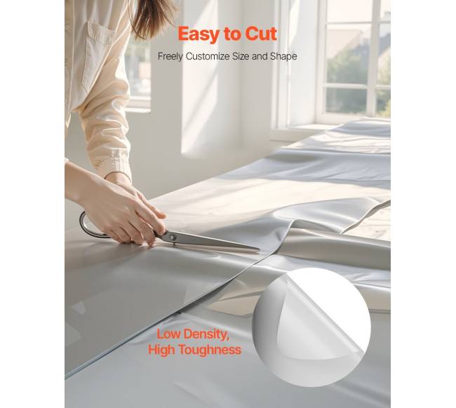 Storas polietileno plėvelės ritinys pilkas 2 x 50 m5