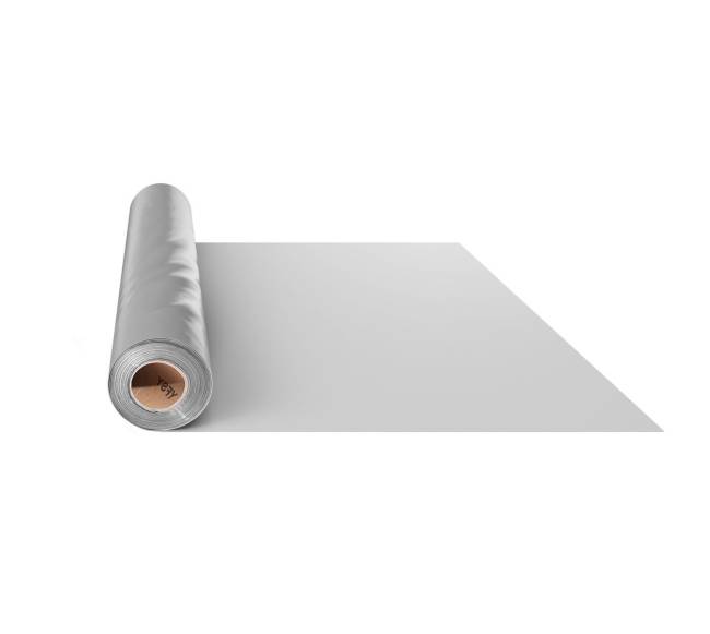 Storas polietileno plėvelės ritinys pilkas 2 x 50 m10