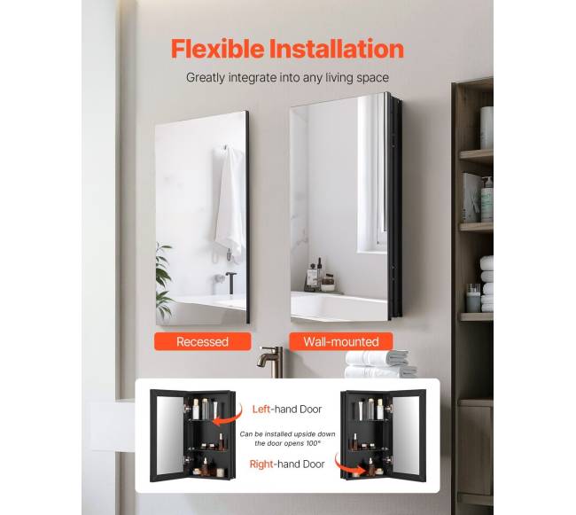 Veidrodis su reguliuojamomis lentynomis4