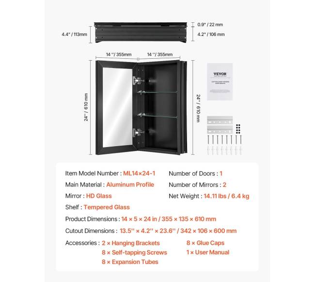 Veidrodis su reguliuojamomis lentynomis6