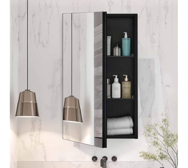 Veidrodis su reguliuojamomis lentynomis7