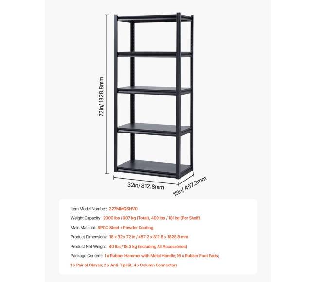 5 pakopų garažo lentynėlės6