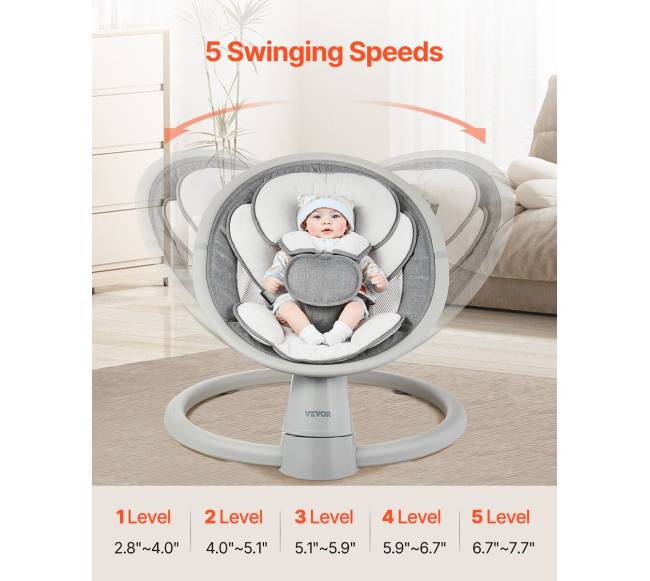 Kūdikio kėdutė su 5 greičiais2