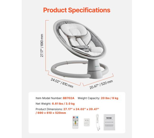 Kūdikio kėdutė su 5 greičiais6