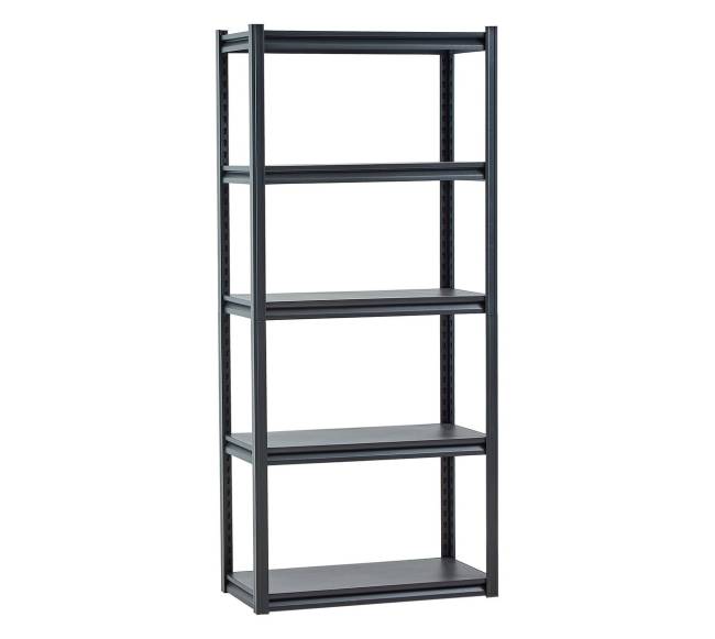 5 lentynų sandėliavimo stelažas garažui0