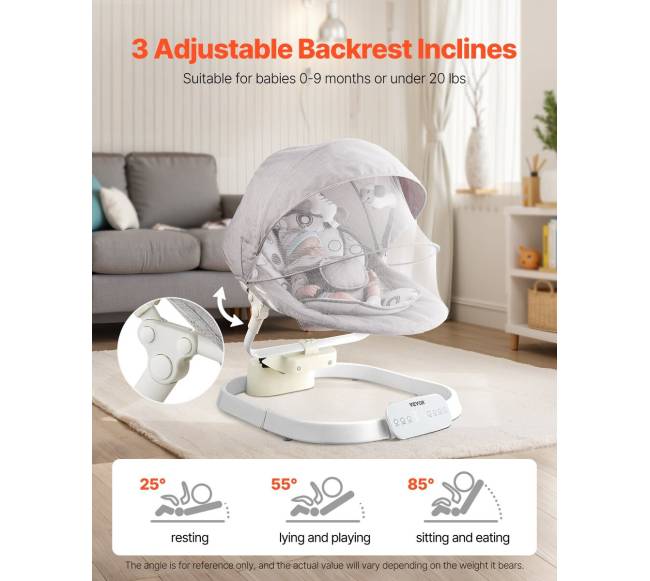 Kūdikio supynės su nuotolinio valdymo pultu1