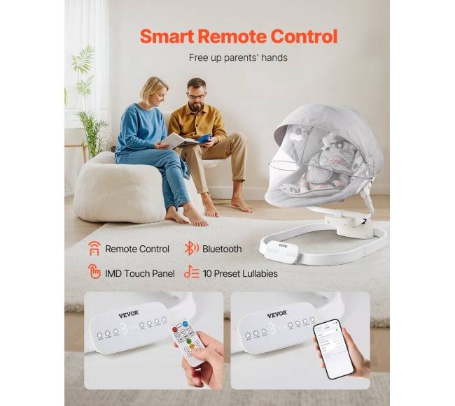 Kūdikio supynės su nuotolinio valdymo pultu3