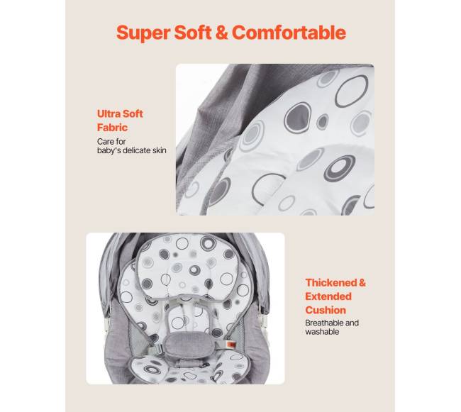 Kūdikio supynės su nuotolinio valdymo pultu4