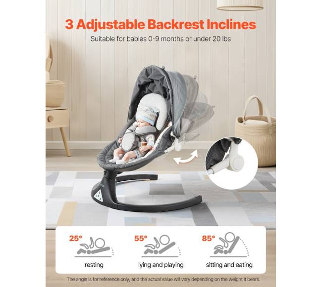 Kūdikių supynės su nuotoliniu valdymu1