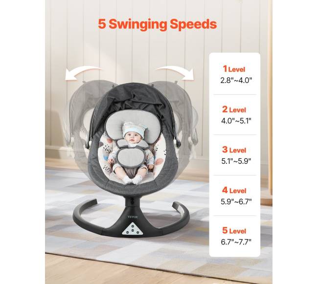 Kūdikių supynės su nuotoliniu valdymu2