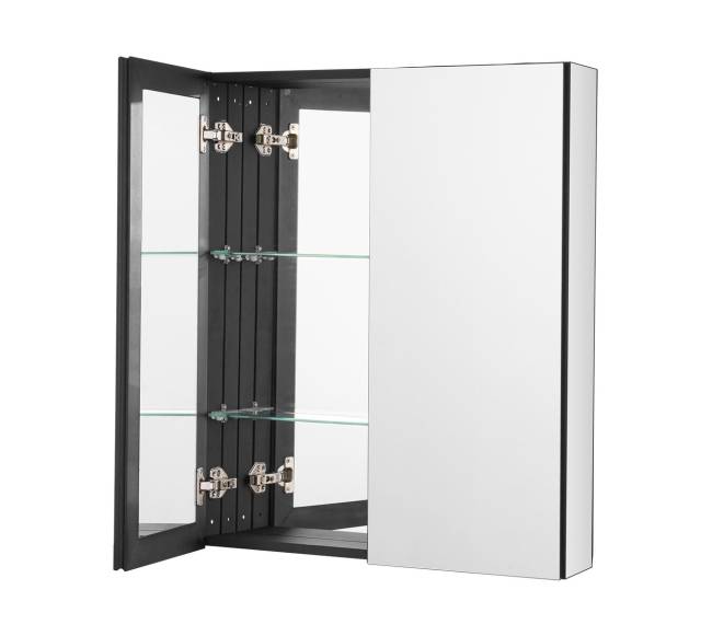 Vaistų spintelė su veidrodžiu ir lentynomis0