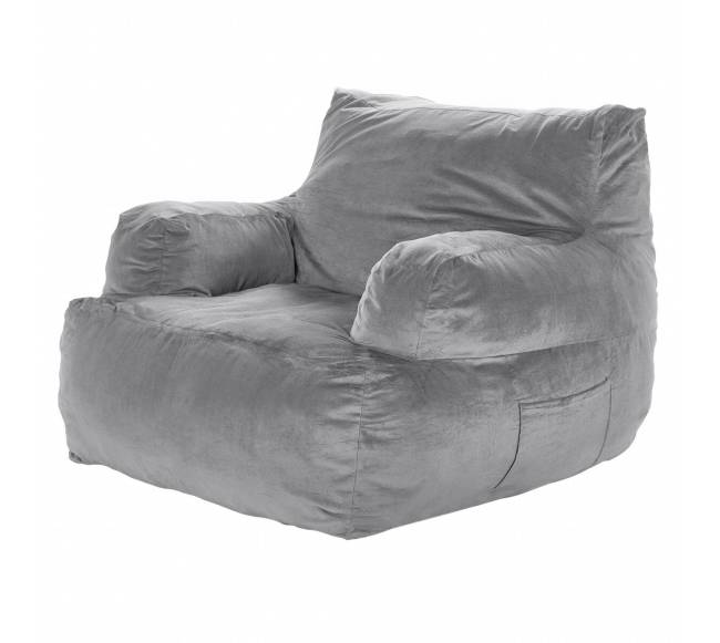 Sėdmaišis su porankiais suaugusiems, pilkas0