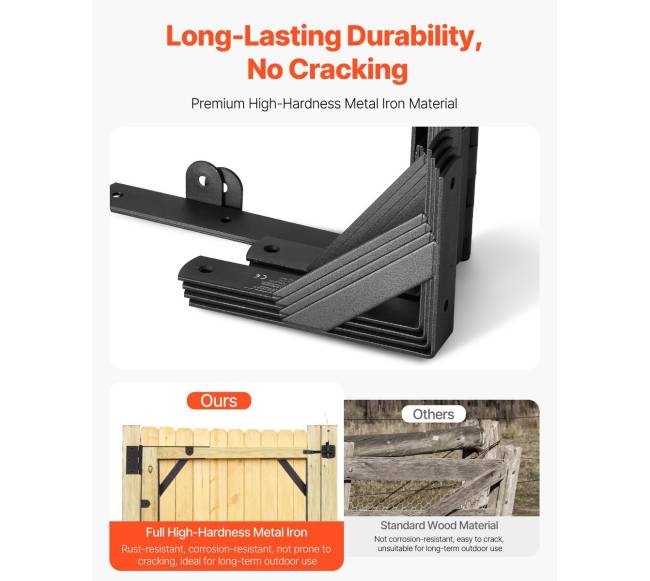 Vartų kampinis laikiklis, 2 komplektai3