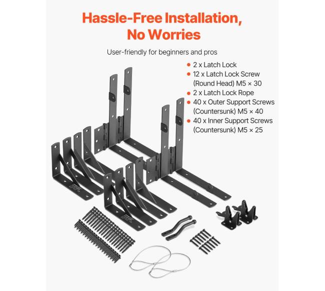 Vartų kampinis laikiklis, 2 komplektai5