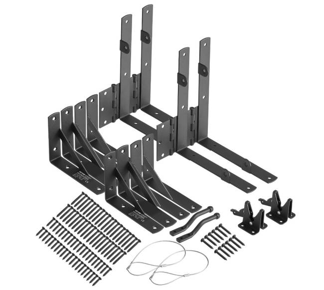 Vartų kampinis laikiklis, 2 komplektai9