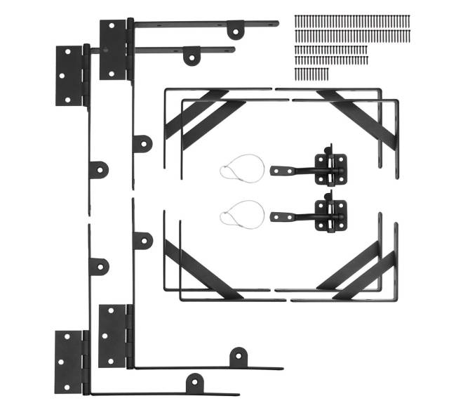 Vartų kampinis laikiklis, 2 komplektai10