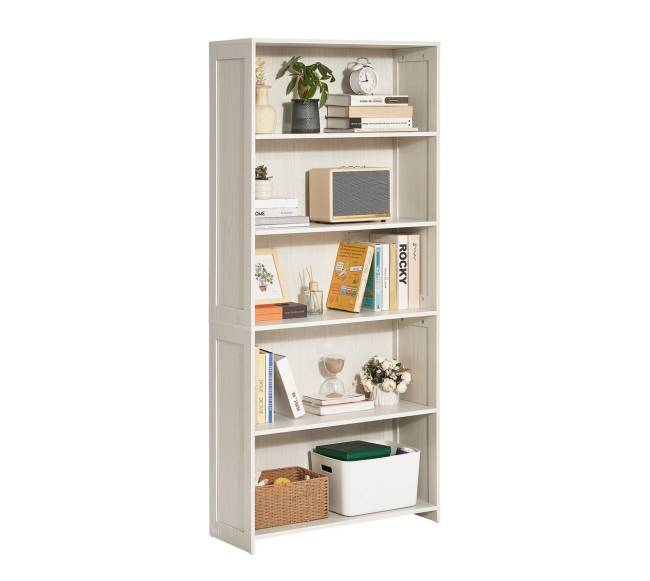 5 lentynų medinė knygų lentyna8