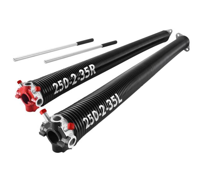 Garažo vartų sukimo spyruoklės su vyniojimo strypais9